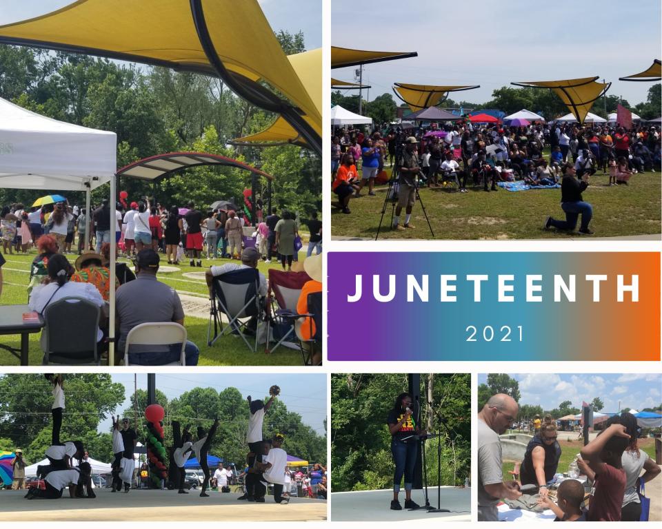 Coming Together: A Community Celebration, in honor of Juneteeth,  is 4 p.m. to 7 p.m. Saturday at the African American Music Trail Park in Kinston. (Contributed photo)