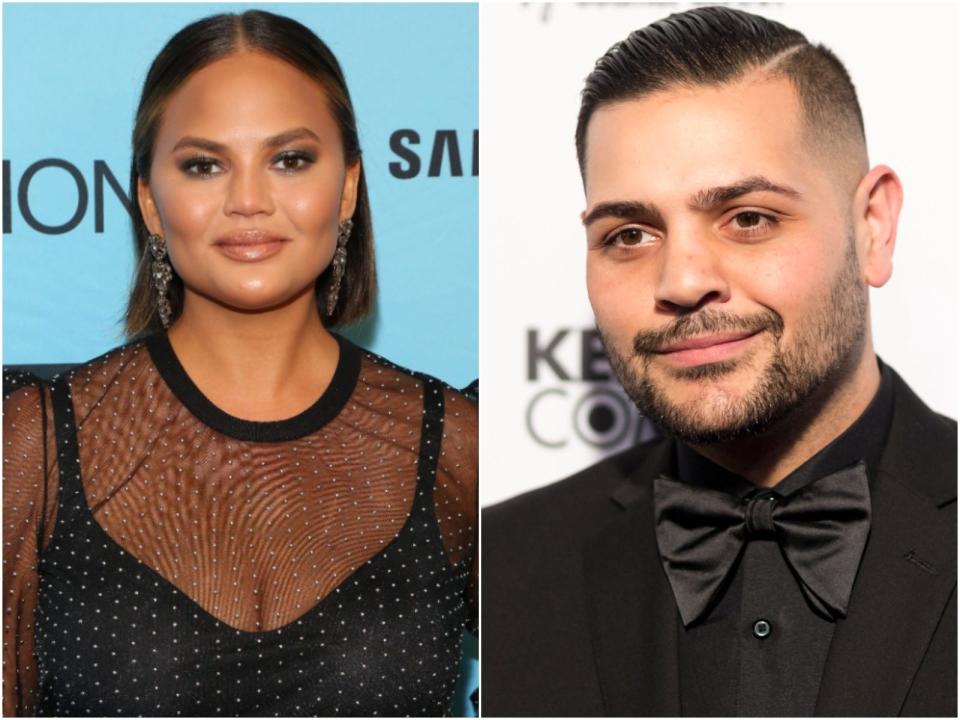 Michael Costello and Chrissy Teigen