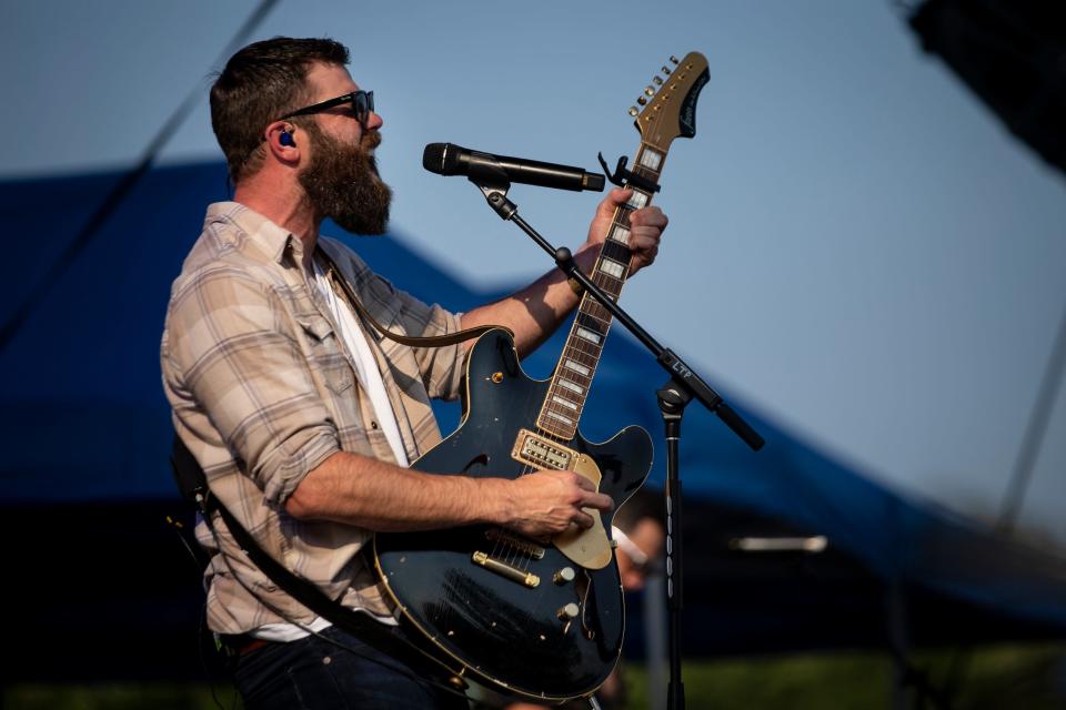 Country music artist Jordan Davis performs at Big Country Bash in 2021 in St. Charles.