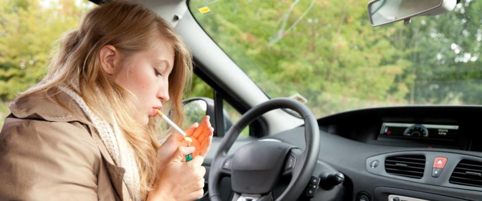 Smoking in car