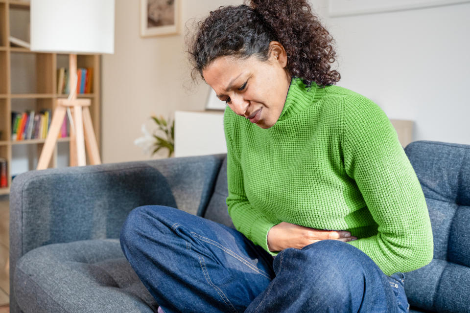 Stomach pain. (Getty Images)