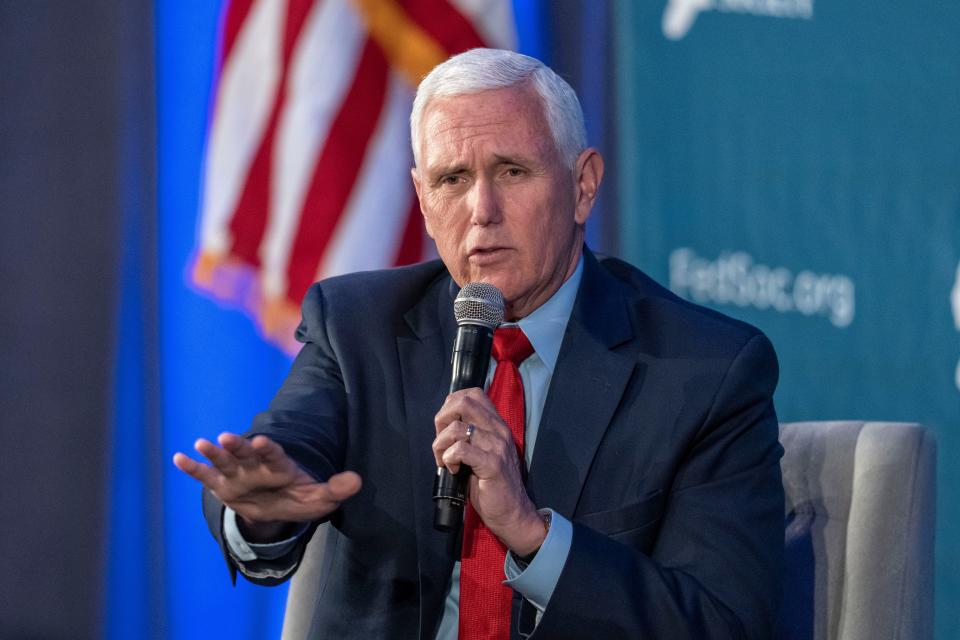 Former Vice President Mike Pence (Copyright 2023 The Associated Press. All rights reserved.)