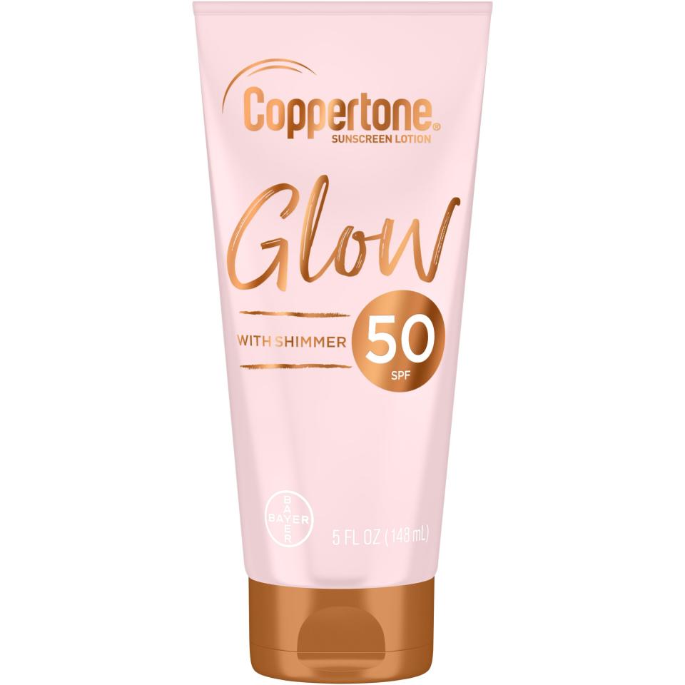 Coppertone Glow Shimmering Sunscreen Lotion with SPF 50