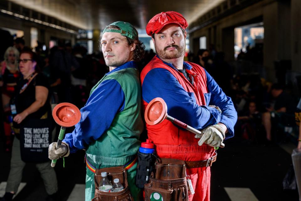 Ohne sie wäre Nintendo nichts: Super Mario und sein Bruder Luigi. (Bild: Roy Rochlin/Getty Images)