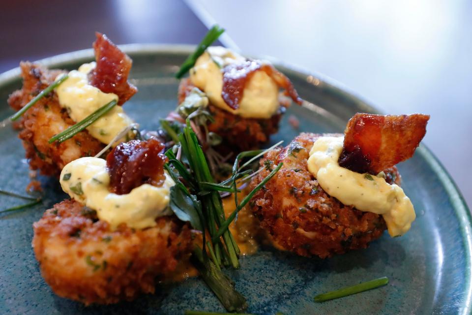 The crispy deviled eggs from Southern Prospect in Watkinsville, Ga.