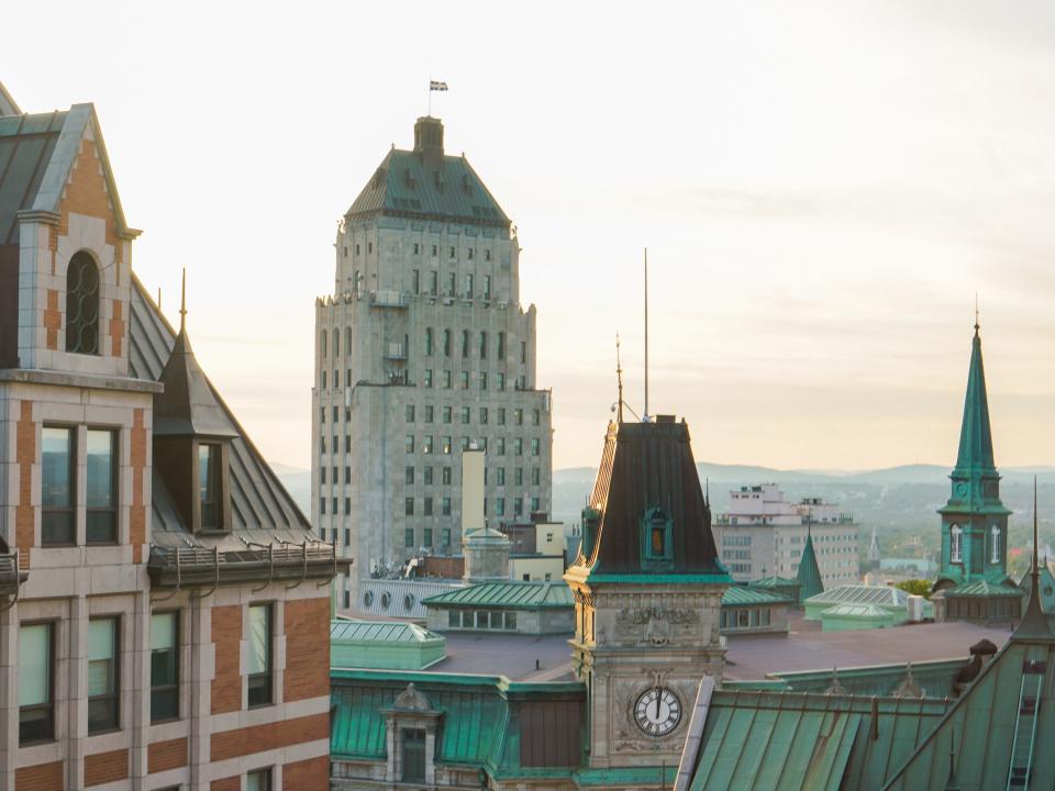 Buildings in Quebec City