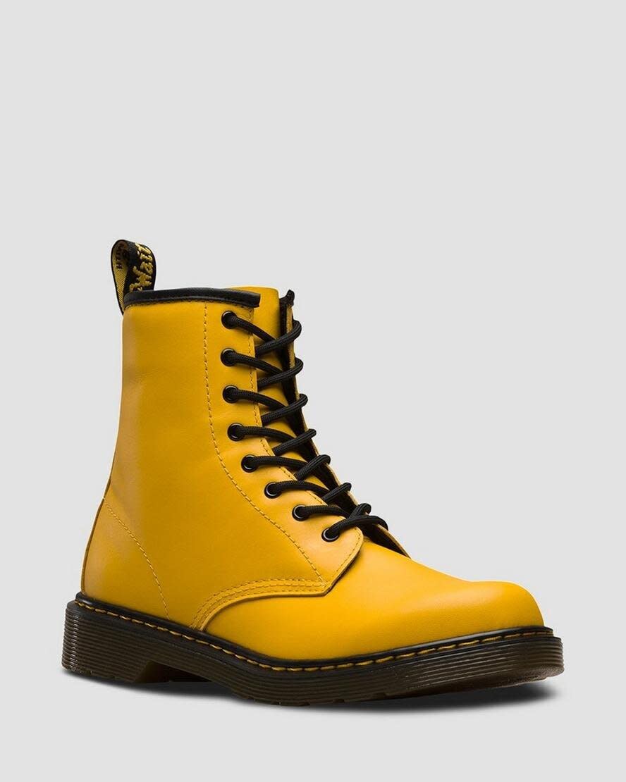 These Youth 1460 Romario come in vibrant colors and have a zipper for kids who haven't quite mastered shoelaces yet.&nbsp;<strong><a href="https://fave.co/2NkA7ev" target="_blank" rel="noopener noreferrer">Find them for $80 at Dr. Martens</a></strong>.