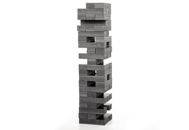 Pinetti Wooden Jenga Set - White