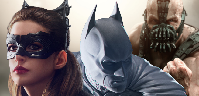 Batman, Catwoman & Bane Artwork For Christopher Nolan's The Dark Knight  Rises