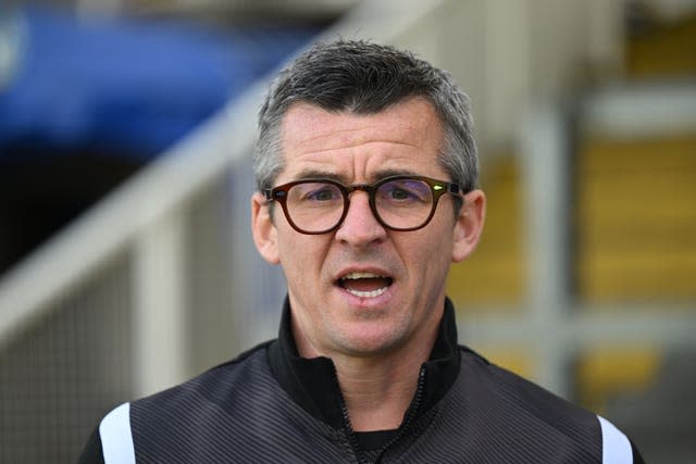 Joey Barton previously managed Bristol Rovers (Simon Galloway/PA)