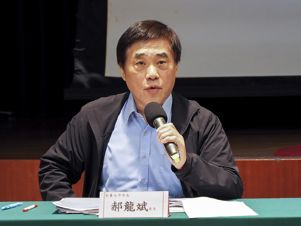 前台北市長郝龍斌被點名是傅崐萁性騷案的目擊者。（圖：張柏仲攝）