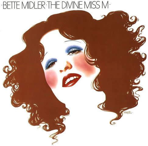 <p>Amazon</p> Bette Midler's debut album, The Divine Miss M, was released in 1972