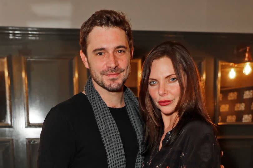 Oliver Farnworth and Samantha Womack