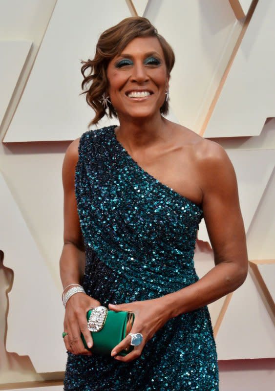 Robin Roberts arrives for the 92nd annual Academy Awards at the Dolby Theatre in the Hollywood section of Los Angeles on February 9, 2020. She turns 63 on November 23. File Photo by Jim Ruymen/UPI