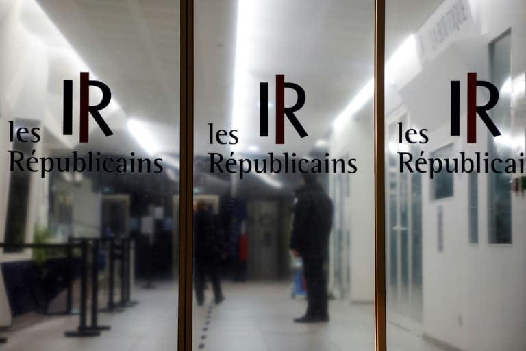 Au siège du parti Les Républicains (LR), le 19 octobre 2021, à Paris - Ludovic MARIN © 2019 AFP