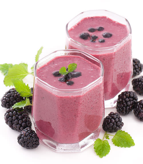 Nutty Blackberry Smoothie