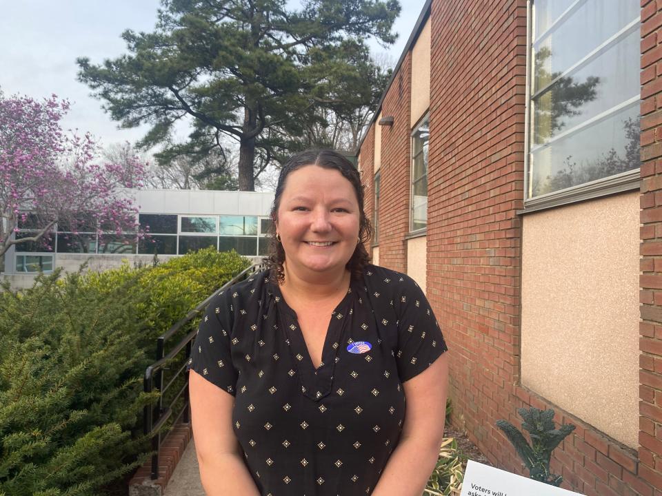 Bailey Ulm, 28, who has lived in the area for more than 17 years and works as an assistant in Wake County government, voted at the Pullen Community Center in Raleigh.