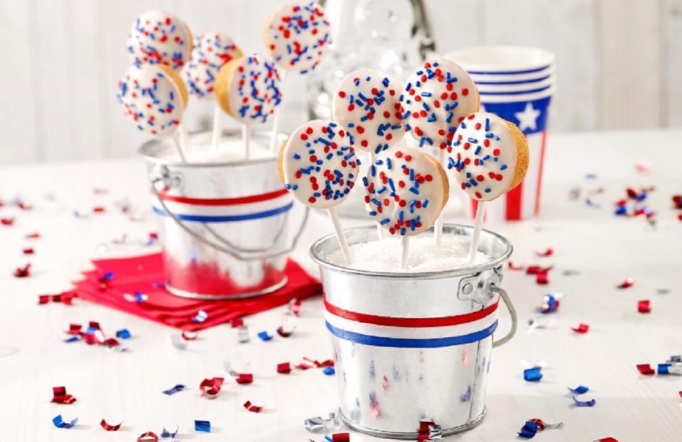 Patriotic Cake Pops