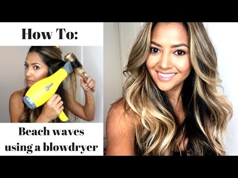 Blow Dryer Beachy Waves