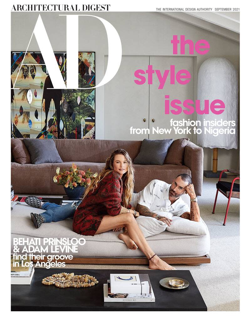 Adam Levine, Behati Prinsloo, Architectural Digest