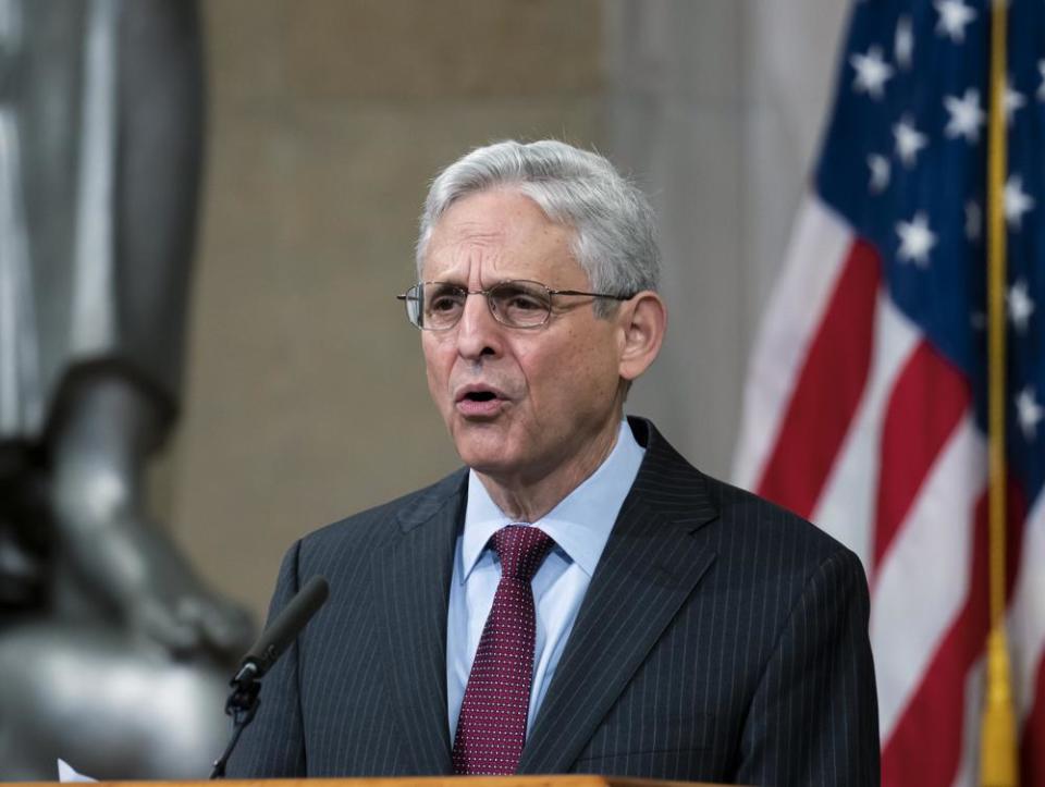 Attorney General Merrick Garland has not officially decided whether to lift the moratorium on the death penalty. (AP Photo/J. Scott Applewhite)