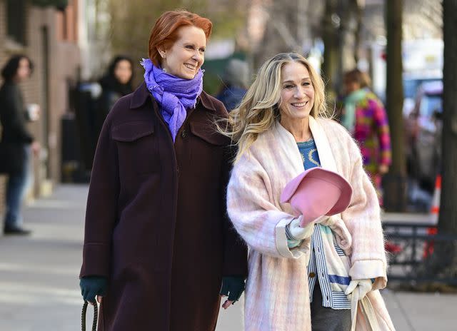 James Devaney/GC Images Cynthia Nixon (left) and Sarah Jessica Parker in 'And Just Like That'