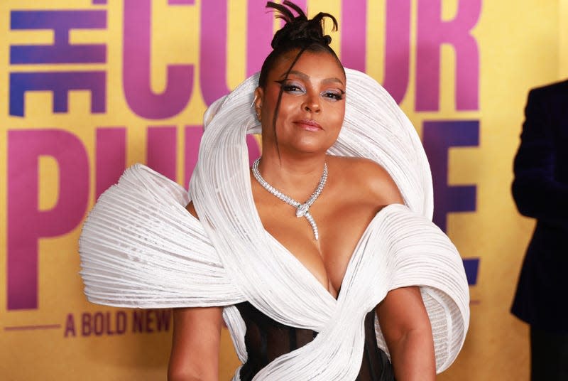 Taraji P. Henson attends the World Premiere of Warner Bros.’ “The Color Purple” at Academy Museum of Motion Pictures on December 06, 2023 in Los Angeles, California.