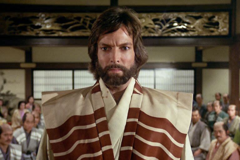 Richard Chamberlain en la primera versión de Shogun, que ponía el eje, a tono con la época, en su personaje