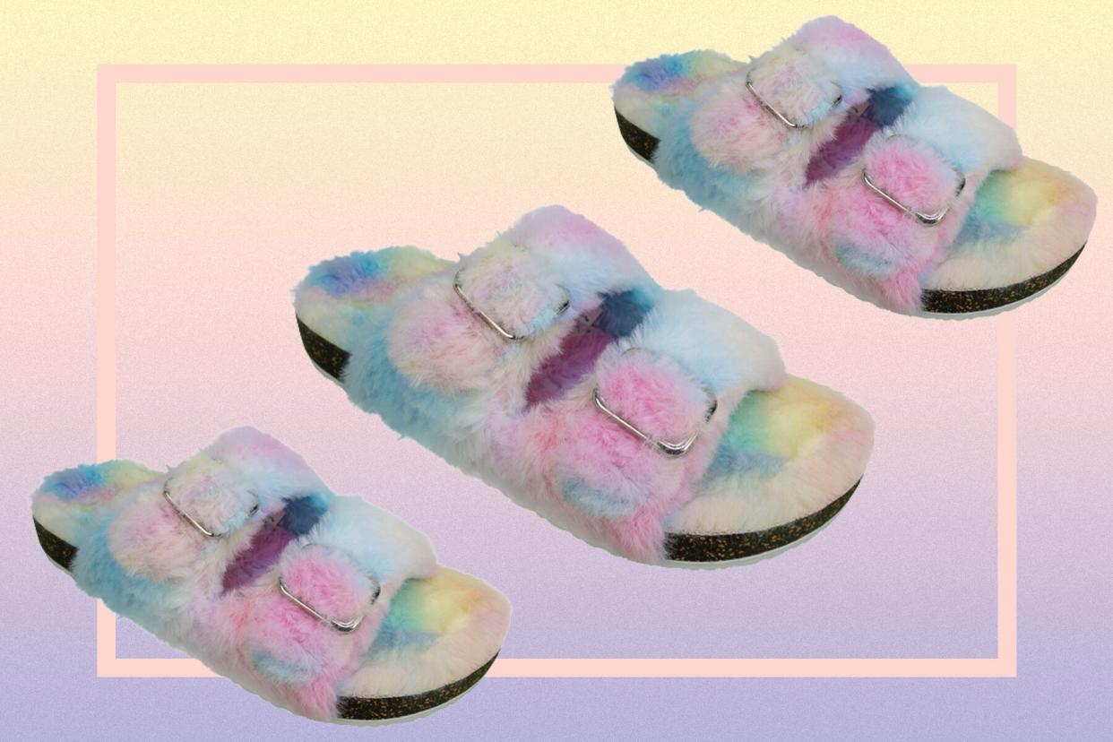 These $13 Fuzzy Slippers Are Just as Comfortable as My $150 Ones