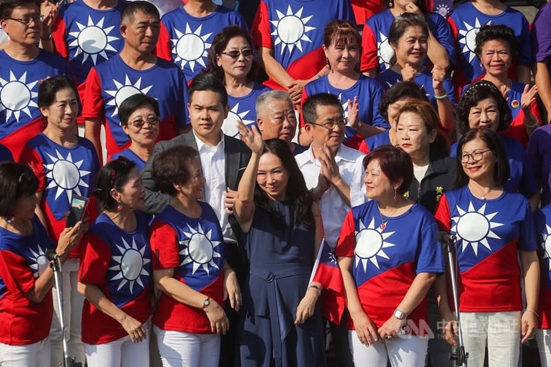 國民黨總統參選人韓國瑜夫人李佳芬23日啟程展開東南亞造勢之旅。（資料照片＼中央社）