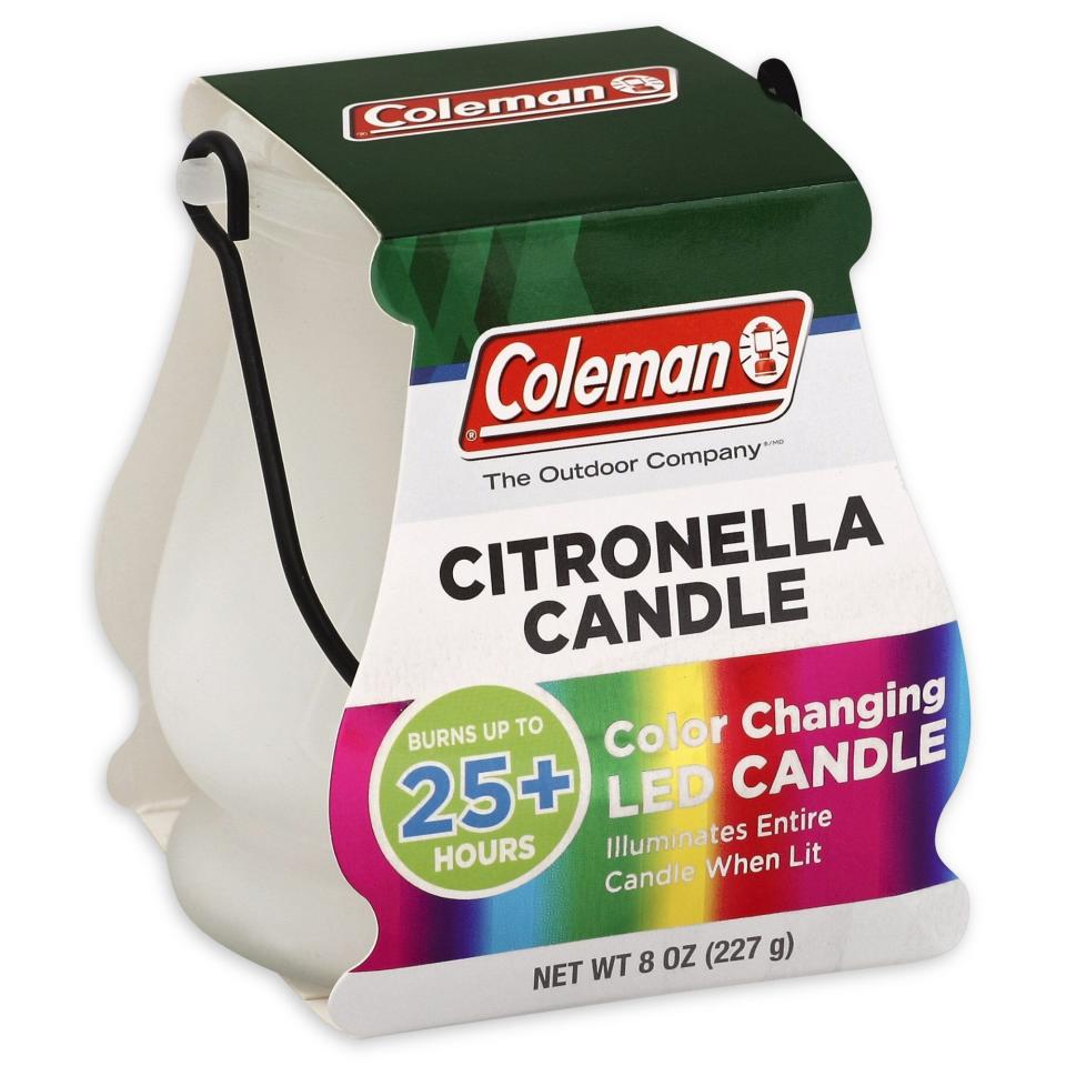 4) Color-Changing LED Citronella Candle