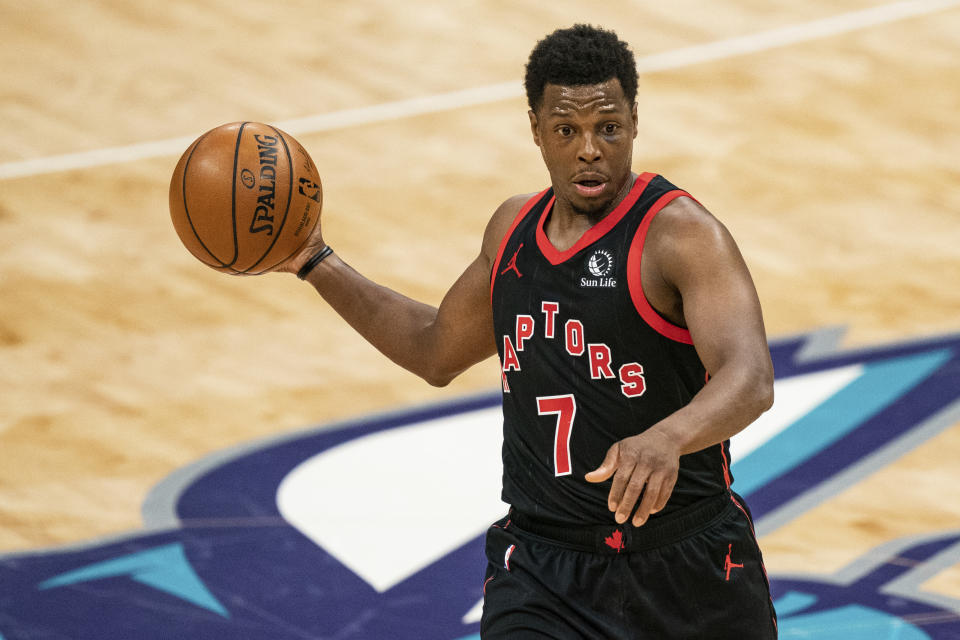 Toronto Raptors guard Kyle Lowry (7) 