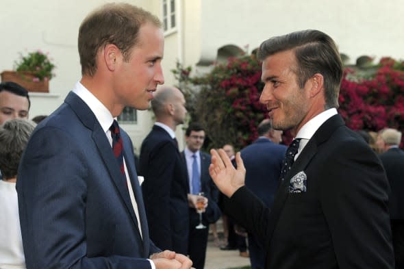 David Beckham and Prince William launch wildlife campaign