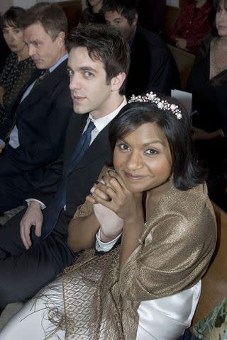 Chris Haston/NBCU Photo Bank/NBCUniversal via Getty BJ Novak and Mindy Kaling young