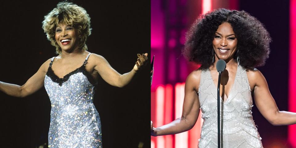 Tina Turner and Angela Bassett