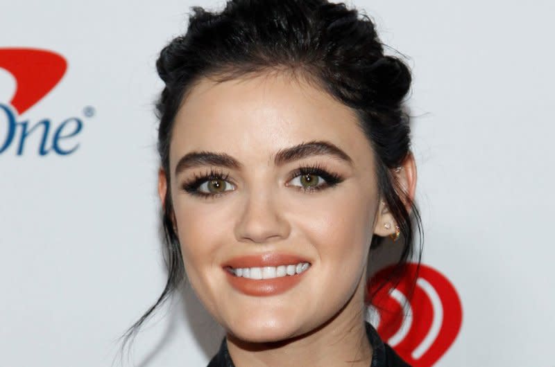 Lucy Hale attends the iHeartRadio Music Festival in 2019. File Photo by James Atoa/UPI