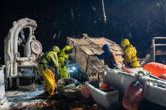 <p>Discovery Channel</p> Some of the crew members on 'Deadliest Catch'