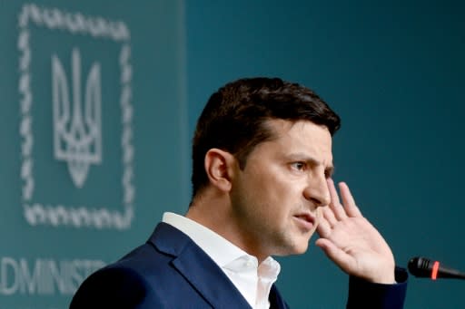 President Volodymyr Zelensky's party 'Servant of the People' is set to win the biggest share of votes in the coming election