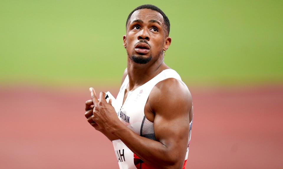 <span>CJ Ujah was criticised when he failed his drug test by Richard Kilty, who is also in the GB squad for the World Athletics Relays.</span><span>Photograph: Mike Egerton/PA</span>