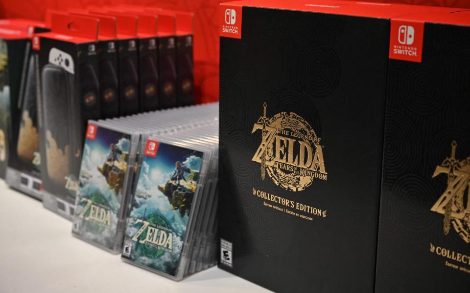 The Legend of Zelda: Tears of the Kingdom has sold 10m copies - ED JONES/AFP via Getty Images