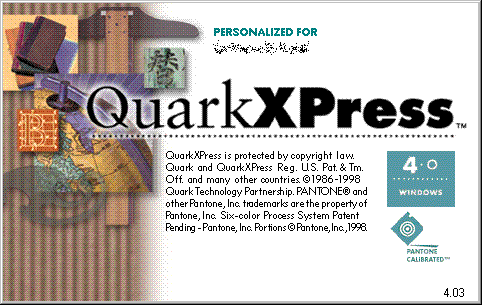 Quark Xpress v4