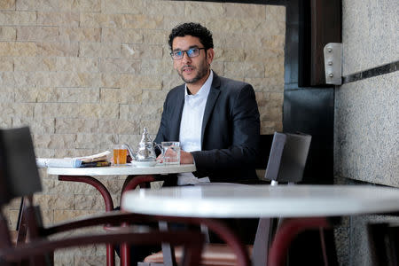 Hamid Farricha poses for a portrait during an interview with a journalist in Mohammedia city, on the outskirts of Casablanca, Morocco January 30, 2019. Picture taken January 30, 2019. REUTERS/Youssef Boudlal