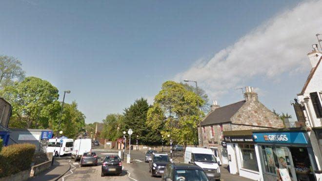 Main Street in Davidson Mains, Edinburgh: Google