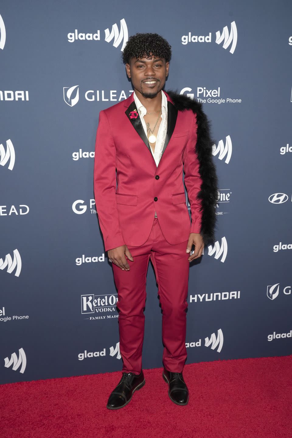 34th annual glaad media awards arrivals debronski jefferson