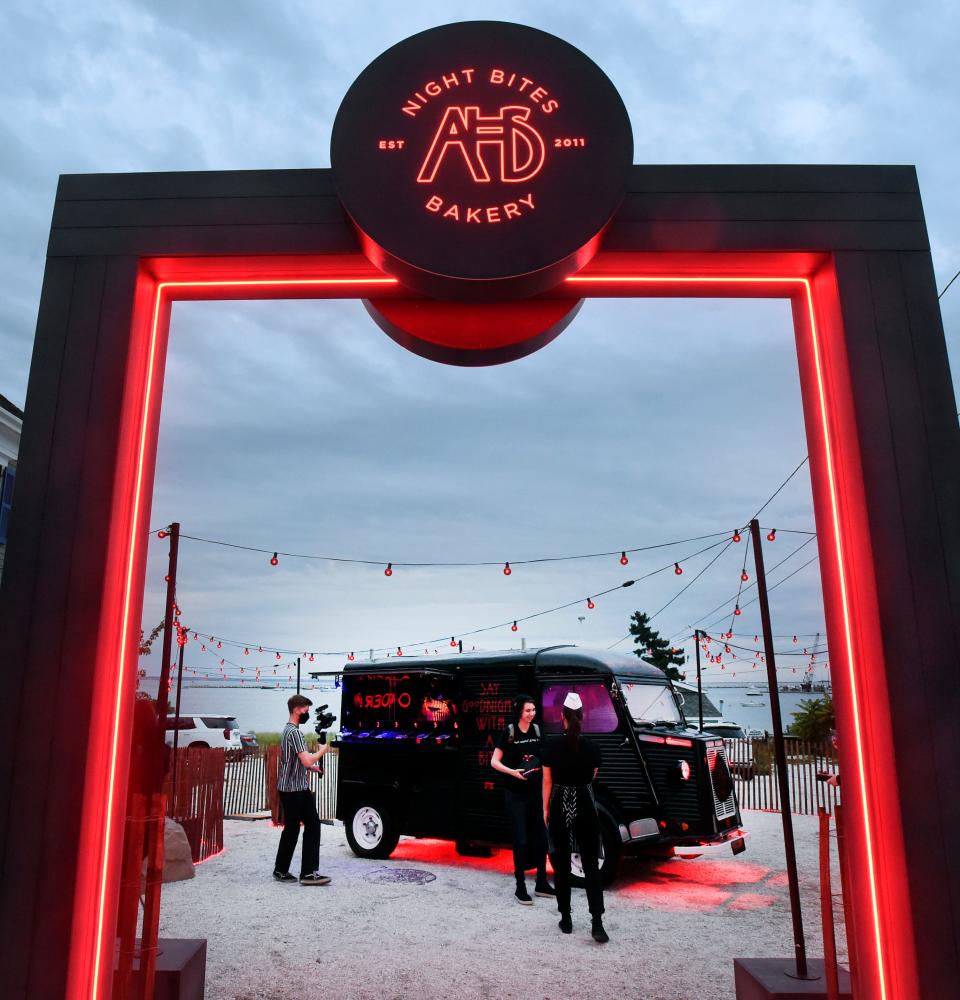 FX's Night Bites Bakery was open in Provincetown in September 2021 in celebration of the new installment anthology series "American Horror Stories" and the premiere of the 10th installment of "American Horror Story: Double Feature".