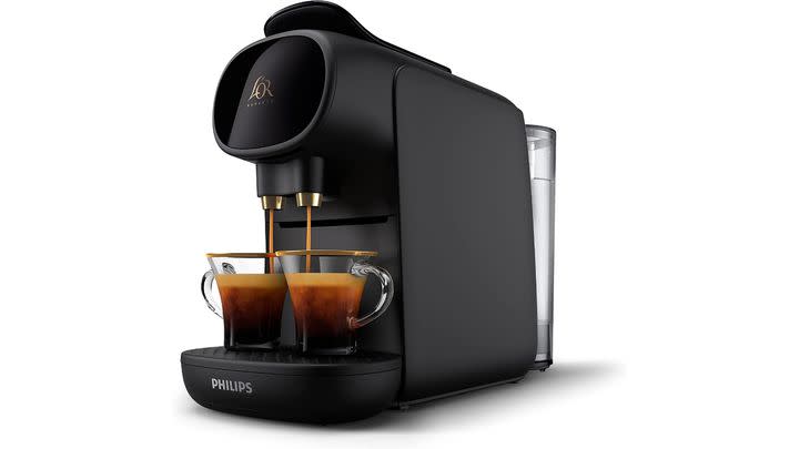 Hello, 55%-off double-shot PHILIPS L'OR Barista Sublime Capsule Coffee Machine.