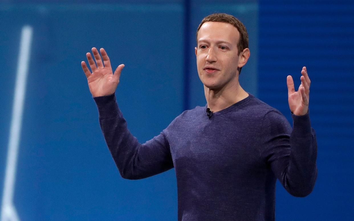 Facebook chief executive Mark Zuckerberg - AP