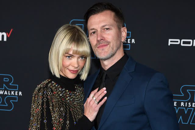 <p>Ethan Miller/FilmMagic</p> Jaime King (L) and director/producer Kyle Newman attend the premiere of Disney's "Star Wars: The Rise of Skywalker" on December 16, 2019 in Hollywood, California.