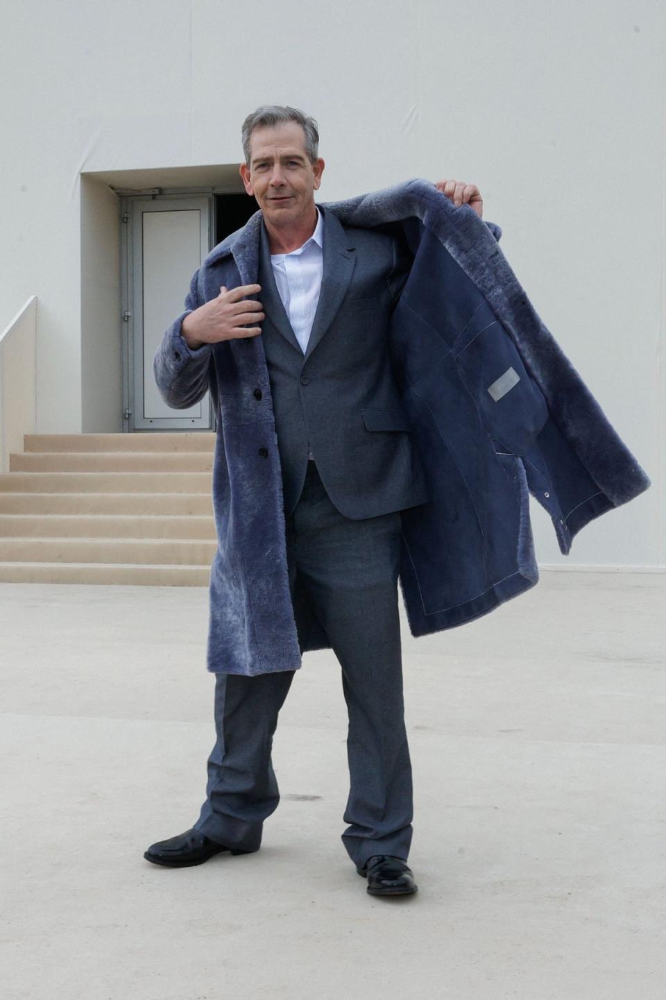 Ben Mendelsohn at the Dior AW24 show (AFP via Getty Images)