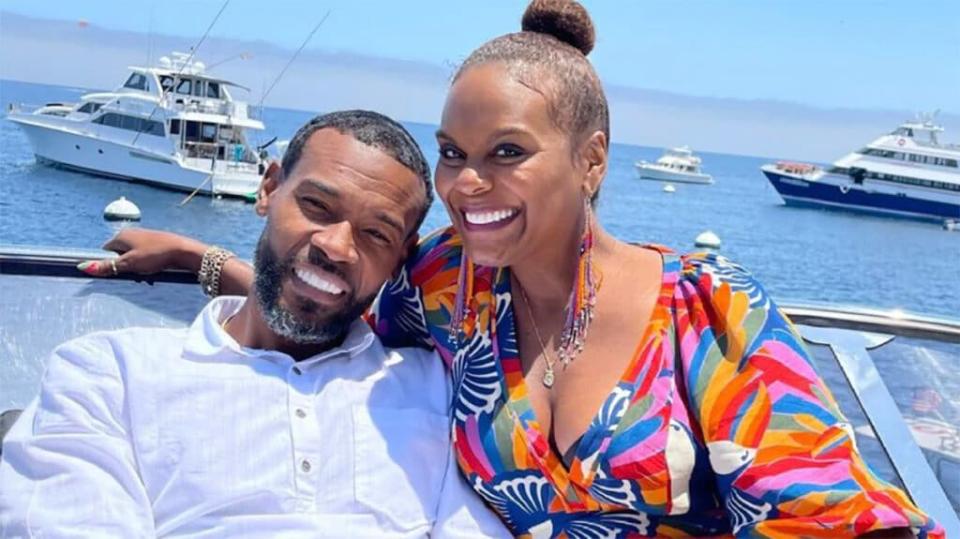 Actress and entrepreneur Tabitha Brown and her husband Chance Brown. (Photo: Instagram/Tabitha Brown)